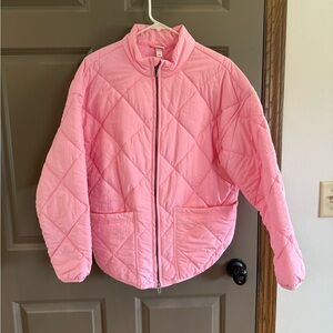 All in Motion Light Pink Quilted Jacket